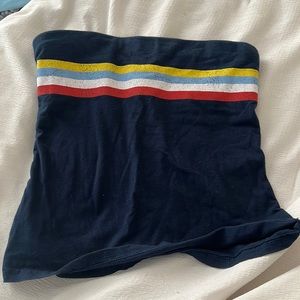 Navy blue tube top